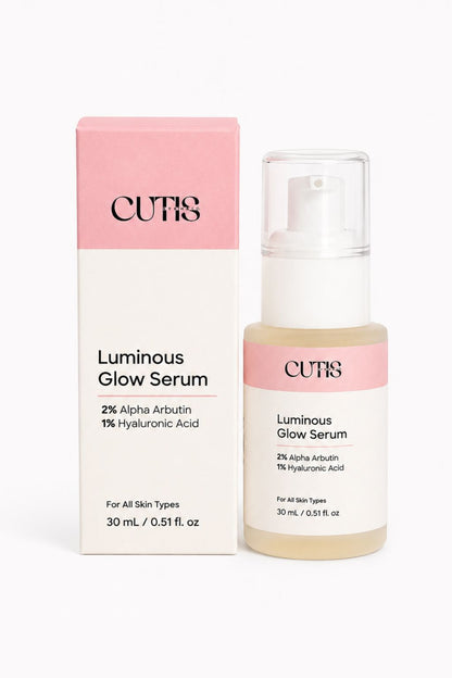 Luminous Glow Face Serum - Hydrating Brightening Serum for Clear Skin | Cutis Organic