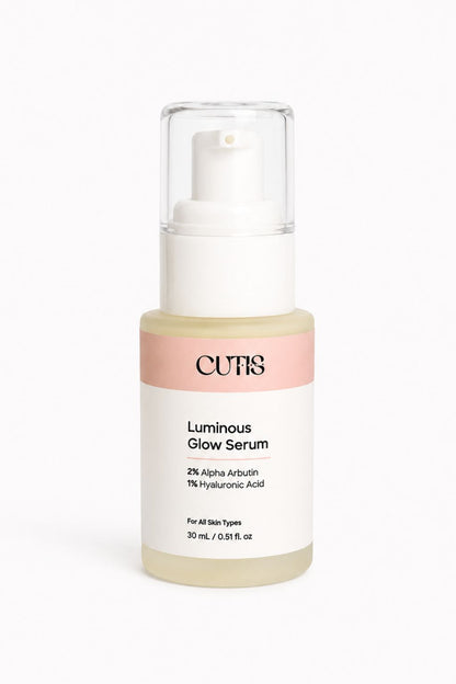 Luminous Glow Face Serum - Hydrating Brightening Serum for Clear Skin | Cutis Organic