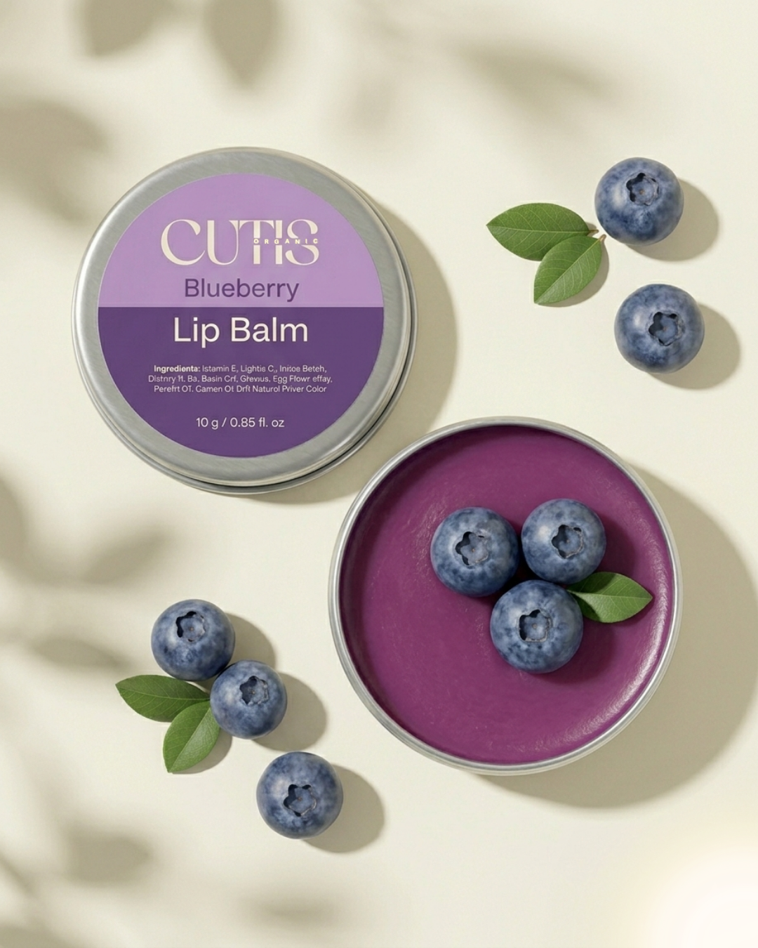 Blueberry Lip Balm – Natural Hydration for Soft &amp;amp; Smooth Lips