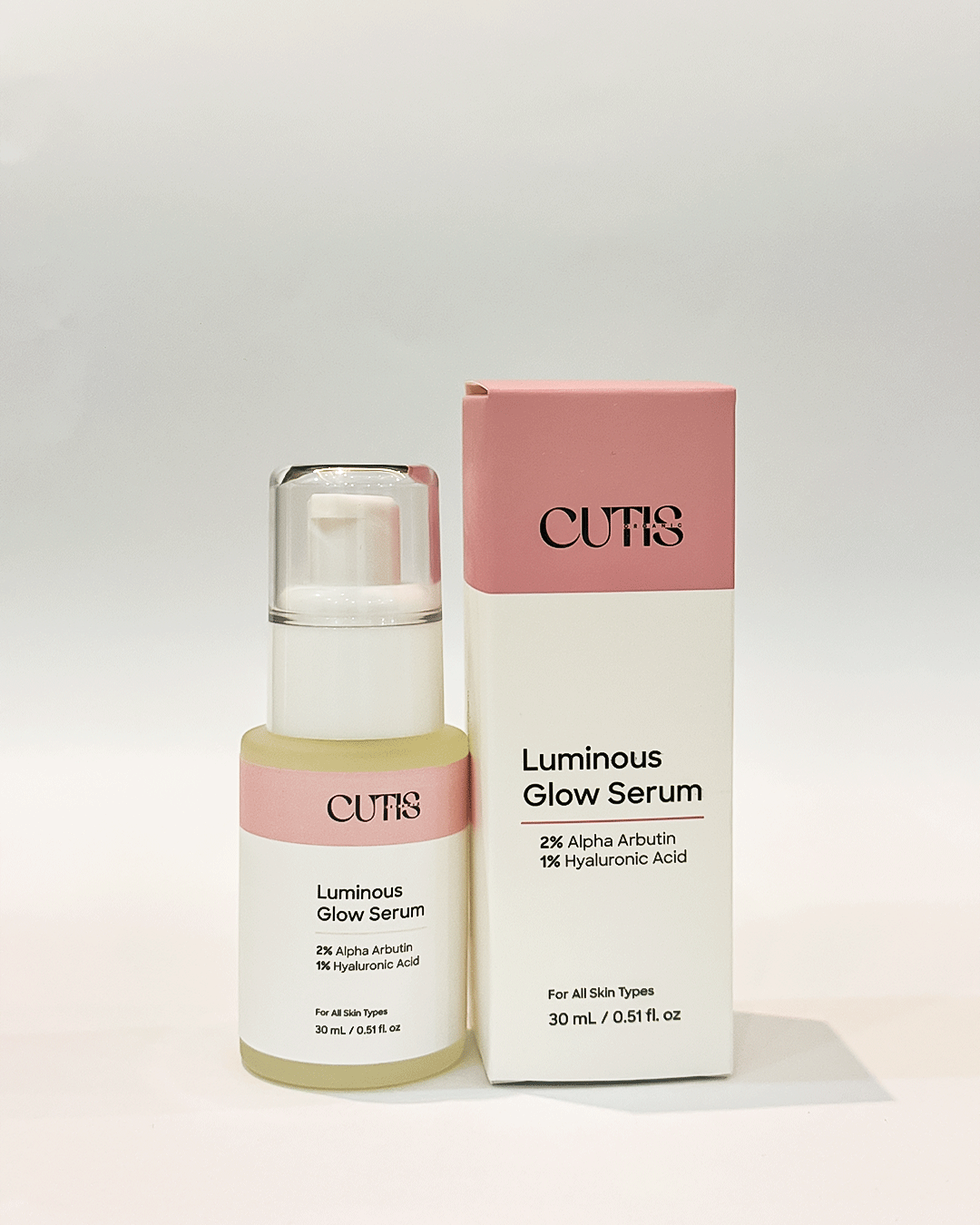 Luminous Glow Face Serum - Hydrating Brightening Serum for Clear Skin | Cutis Organic