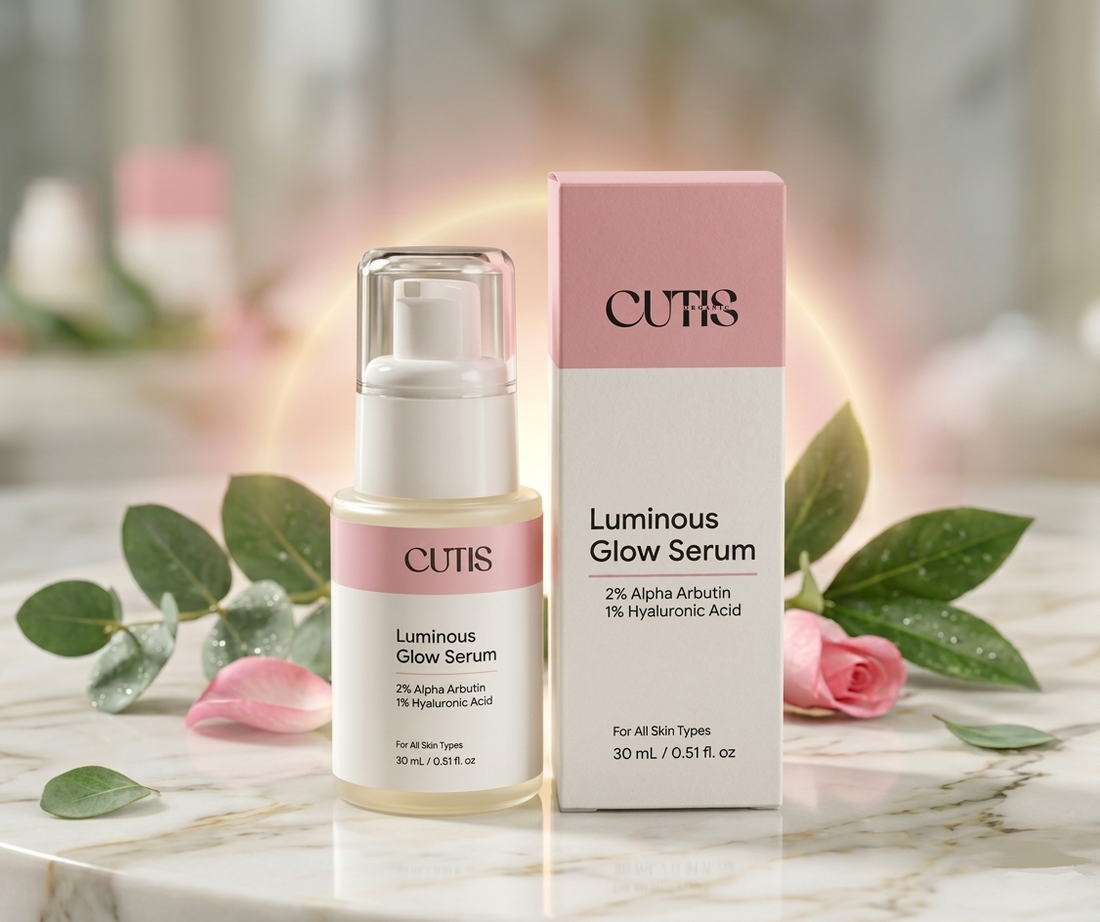 Luminous Glow Face Serum - Hydrating Brightening Serum for Clear Skin | Cutis Organic