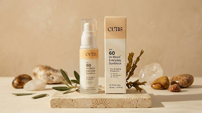 Cutis Organic SPF 60 Sunscreen | Best Face Sunblock for Daily UV Protection